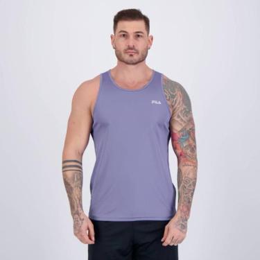 Imagem de Regata Fila Basic Sports Polygin Azul, GG