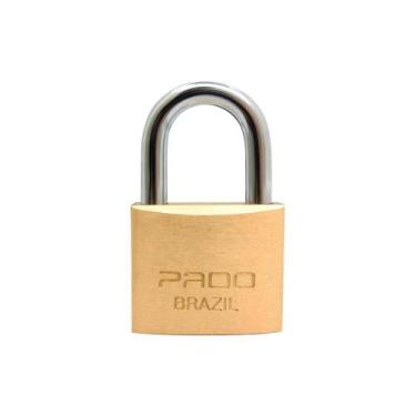 Imagem de Cadeado Pado LT 30mm Latão Maciço