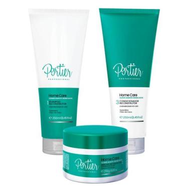 Imagem de Kit Completo Portier Home Care Reconstrutor Original!