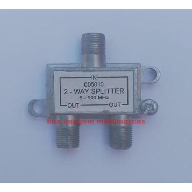 Imagem de DIVISOR DE ANTENA 2 SAIDAS spliter 5-900MHZ - pix