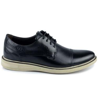 Imagem de Sapato Social Masculino Democrata Bay  Couro 273101, 42, Preto