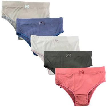 Imagem de Kit 5 Calcinha Senhora Calçola Fristyle Microfibra Feminino Adulto, GG