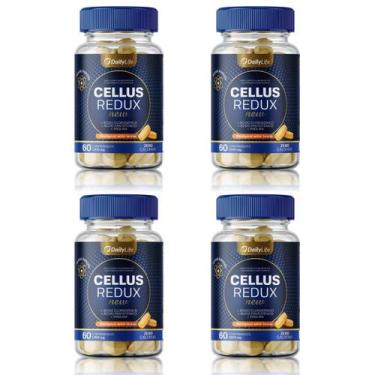 Imagem de 4x Suplemento Alimentar Cellus Redux New Com Ácido Clorogênico Ácido P