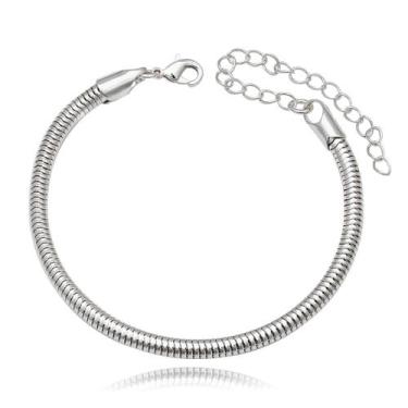 Imagem de Pulseira Rabo de Rato Folheado a Prata 1000 - 05 -, UNICO