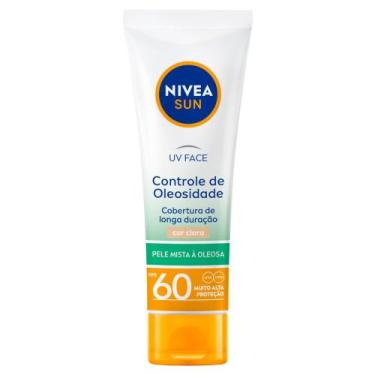 Imagem de Protetor Solar Nivea Sun UV Face Controle de Oleosidade FPS 60 Cor Cla