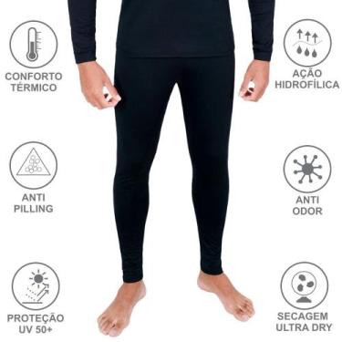 Imagem de Calça Térmica Masculina Frio Intenso Viagem Moto Esqui Aventura Esport