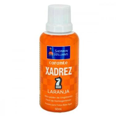 Imagem de Corante Para Tinta Xadrez Laranja (50Ml) ./ Kit Com 12 Peças - SHERWIN