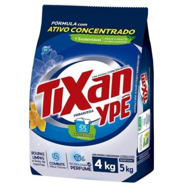 Imagem de Sabão em Pó Lava Roupas Concentrado Tixan Ypê Primavera Pct/ 4 Kg. - Y