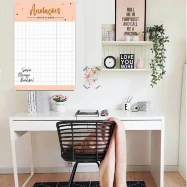 Imagem de Quadro Lousa Magnética Planejamento Anotações Semana Mod 3 - Equipe