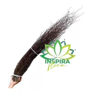 Imagem de Kit 100 Galhos Seco Vime Arranjo Desidratado Decoração Torto - FLORA F