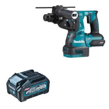Imagem de Martelete Combinado 28mm 40V XGT HR001 Bateria 4.0Ah Makita