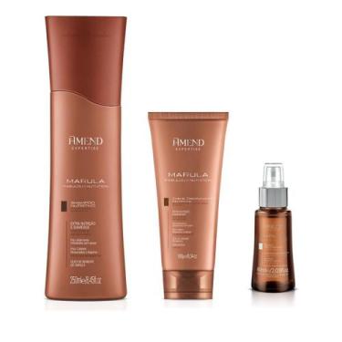 Imagem de Kit Marula Amend Expertise Shampoo Leave-In E Oleo