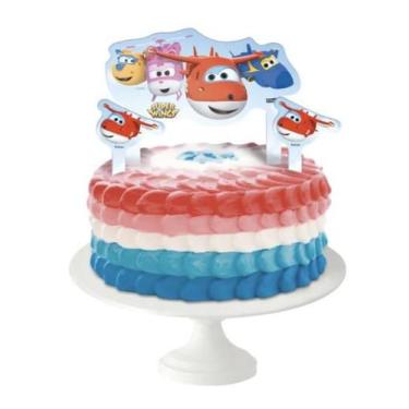 Imagem de Topo Topper de bolo Festa Super Wings Festcolor - Inspire sua Festa Lo