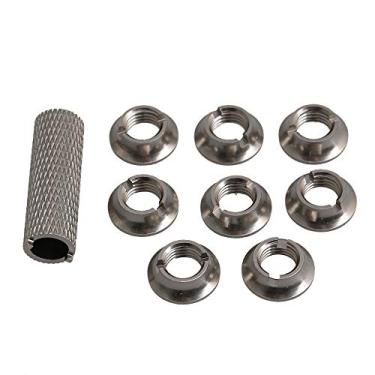 Imagem de 8 peças de porca com chave de substituição para FUTABA JR/Frsky Transmissor N10268 (Titânio)