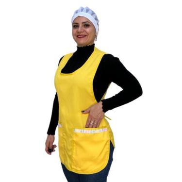 Imagem de Batas -avental Jaleco Cores Com Bolsos Tamanho 1 Touca - Armarinho Nev