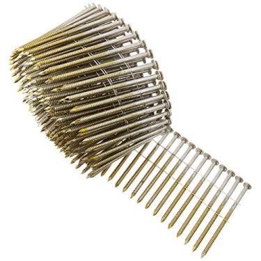 Imagem de Metabo HPT Pregos de moldura, 3" x 0,120, aço inoxidável, cabeça redonda inteira, bobina de arame, RG, 304, 1000 unidades (12607HPT)