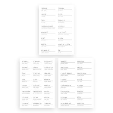 Imagem de Etiquetas Adesivas Para Temperos - Ea100 - Branco