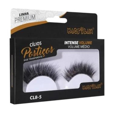 Imagem de Cílios Postiços Macrilan Intense Volume Volume Médio Linha Premium Cl8