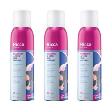 Imagem de Kit Shampoo A Seco Belliz Sem Perfume Ricca Refresh Me C/3 - BELLIZ CO