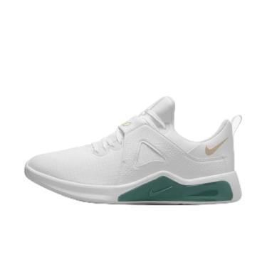Imagem de Nike Tênis de treino feminino Air Max Bella TR 5 (DD9285-106, branco/bicoastal/dourado metálico), Branco/bicosteiro/grão dourado metálico, 41