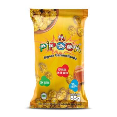 Imagem de Pipoca Caramelizada - Caixa com 48 unidades de 55g cada - A Pipoca