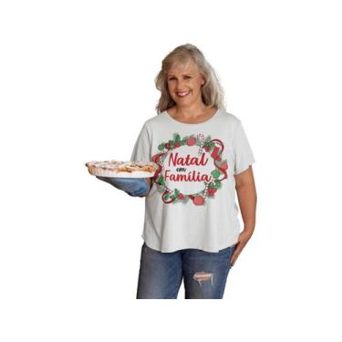 Imagem de Camiseta Natal em Família Ano Novo Festa Branca - Del France, M