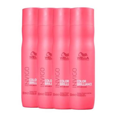 Imagem de Kit 4 Color Brilliance Shampoo 250ml - Wella - Wella Professionals