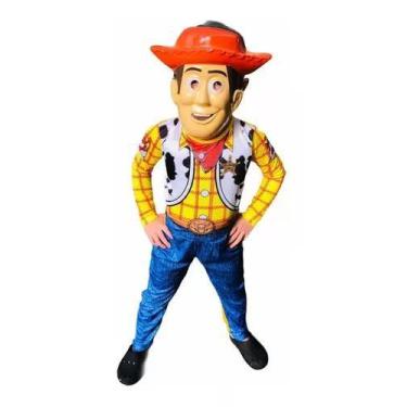 Imagem de  Fantasia Longa Com Enchimento Do Woody - Compra Certa, G 5 A 6 ANOS
