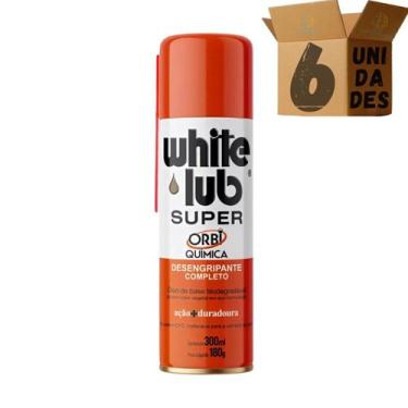 Imagem de Kit 6 Super Óleo Desengripante Anticorrosivo Spray White Lub