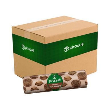 Imagem de Biscoito Piraquê Recheado Chocolate 160g Caixa c/ 20 Un - Piraque