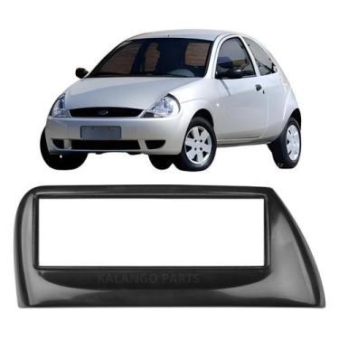 Imagem de Moldura ka s / furo 2000 preta 1 din - PERMAK