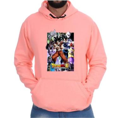 Imagem de Blusa Moletom Canguru Flanelado Casual Dragon Ball Super - Markelly, L