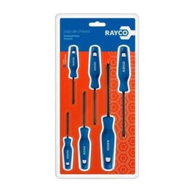 Imagem de Kit Conjunto De Chaves Fenda E Philips Ponta Magnetizada 6pç - Rayco