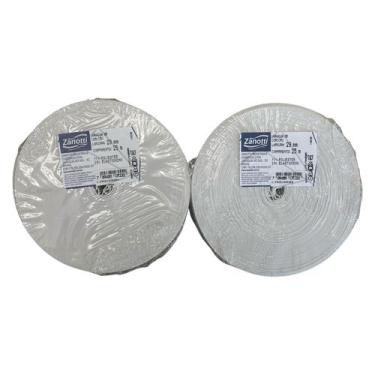 Imagem de Kit 2 Rolos De 25 Metros - Elástico Zanotti Jaraguá 30 Cru 29mm - TERR