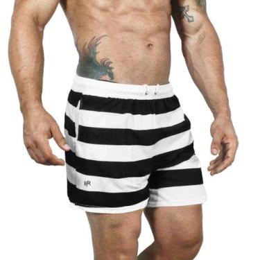 Imagem de Bermuda Masculina Short Mauricinho Praia Treino Academia Casual Com Bo
