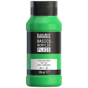 Imagem de Tinta acrilica basics fluid fluorescent 118ml liquitex escolha a cor