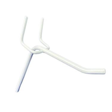 Imagem de 100 Gancho Para Eucatex 0,05 Arame 4mm Branco - Bedetti, Branco
