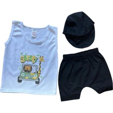 Imagem de Kit Conjunto body bebe mais boné ou chapéu - Imperdível - Jolen Baby, 