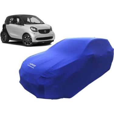 Imagem de Capa De Tecido Carro Smart Fortwo - Mz, Azul