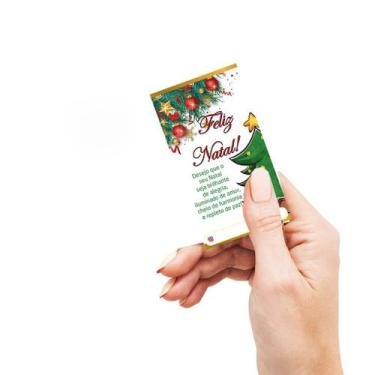 Imagem de Cartão Natal Boas festas Agradecimento ao cliente tag - Teodoro impres