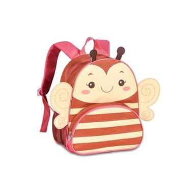 Imagem de Mochila De Costas Infantil Escolar Menina Bichinhos Abelinha - Clio