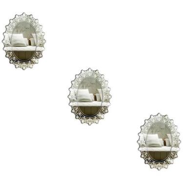 Imagem de Kit 3 Espelhos Decorativos venezianos  Pegui 32x24 3895 - CREATUS, pra