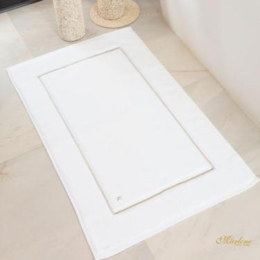 Imagem de Toalha de Piso Kacyumara Lazio , Branco/Rose