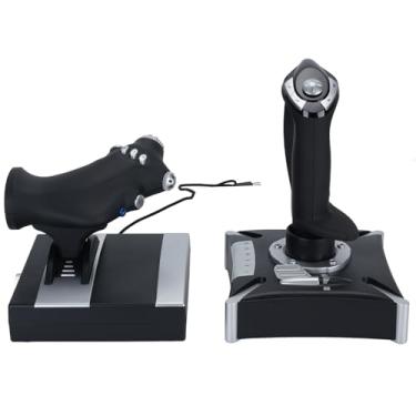 Imagem de Joystick de Controlador de Simulação de Vôo para Série X S Wins7 8 10 11, Joystick de Simulação de Vôo Com Função de Vibração, Joysticks de Jogos para PC