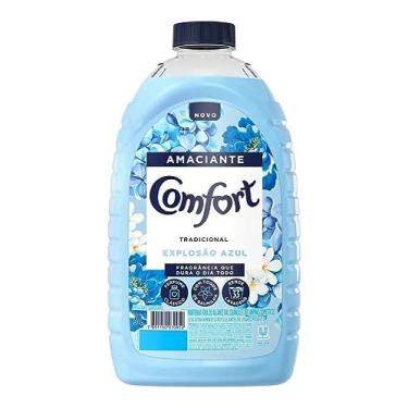 Imagem de Amaciante de Roupa Diluído Comfort Explosão Azul Toque de Baunilha 3l