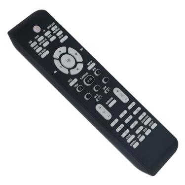 Imagem de Controle remoto de substituição 996510001263 compatível com o sistema de home theater Philips HTS3555 HTS3151 HTS6500 HTS6600 HTS3544 HTS3151D HTS3555/37 HTS3544/37 HTS3151D/37 HTS355 5/37B