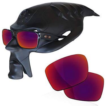 Imagem de RockShell Lentes polarizadas de substituição para óculos de sol Oakley TwoFace OO9189, Midnight Sun Mirrorfirm - Geekpolar, One Size