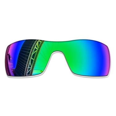 Imagem de LenzProse Lentes de reposição polarizadas de 1,5 mm para óculos de sol Oakley Batwolf OO9101, antirarranhões | Ajuste perfeito