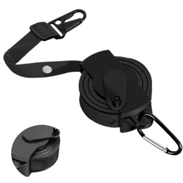 Imagem de Varal portátil retrátil para viagens, varal de viagem para quarto de hotel,Varal de acampamento ajustável com 34 furos de armazenamento - Corda de armazenamento de roupas sem perfuração