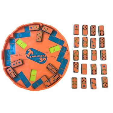 Imagem de Trancadinho - Jogo De Tabuleiro Com Peças De Dominó